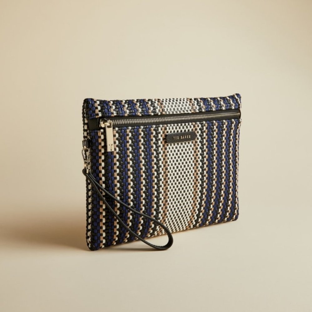 TED BAKER London (NWT): EVVIIEE Woven clutch bag
